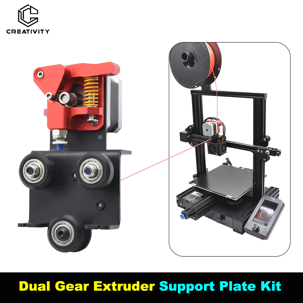 Ender 3 Upgrade Kit - Upgrade Kit pelat dukungan ekstruder gigi