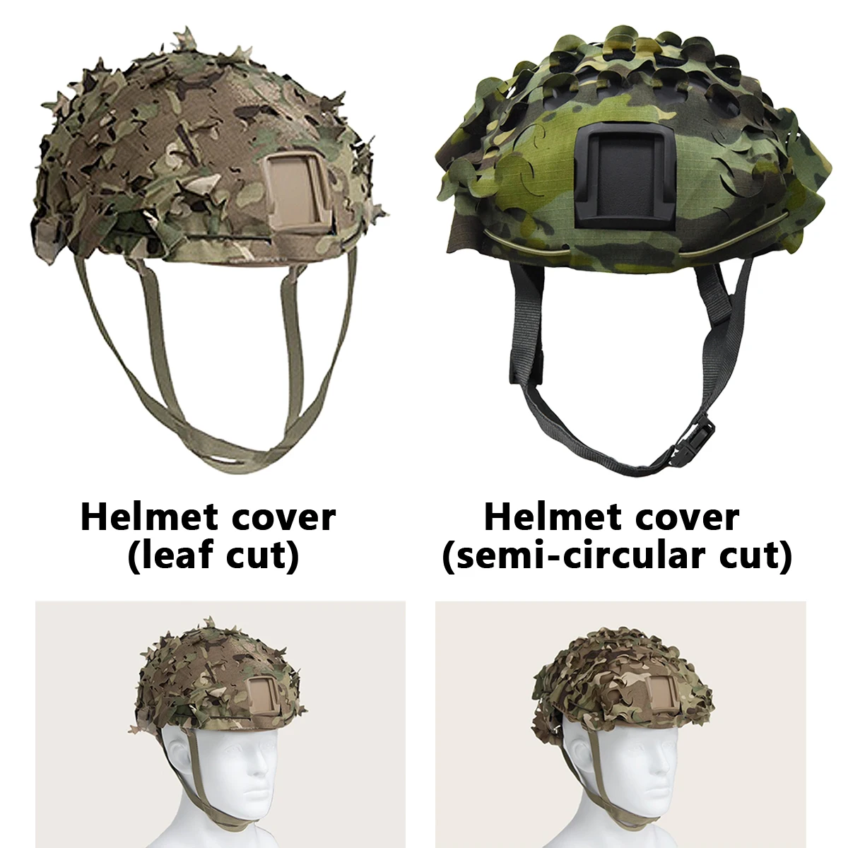 3D Printing Laser Cutting - Penutup helm Airsoft 3D taktis, Camo