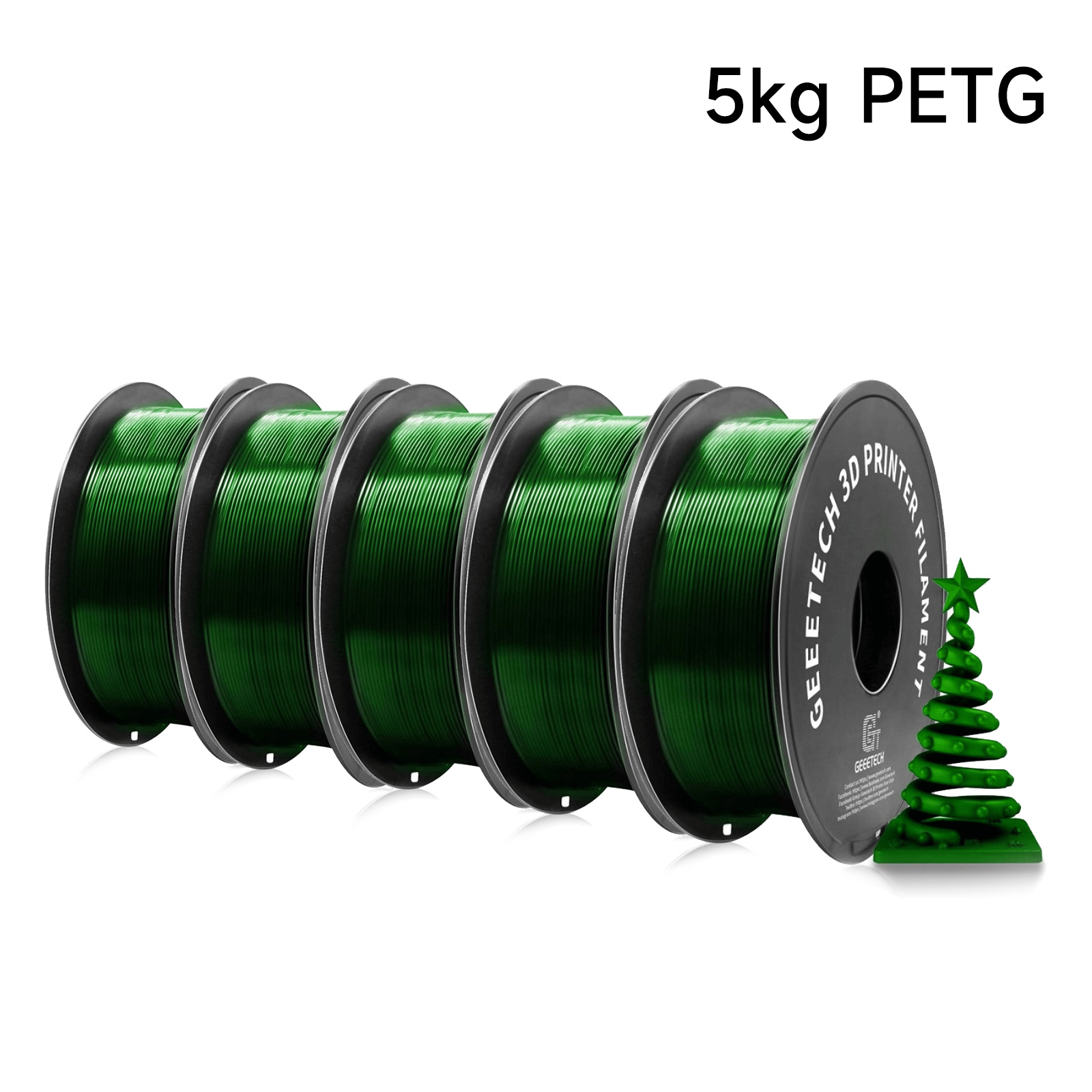 3D Printing Warehouse - Geeetech 5kg Filamen PETG 1.75mm untuk