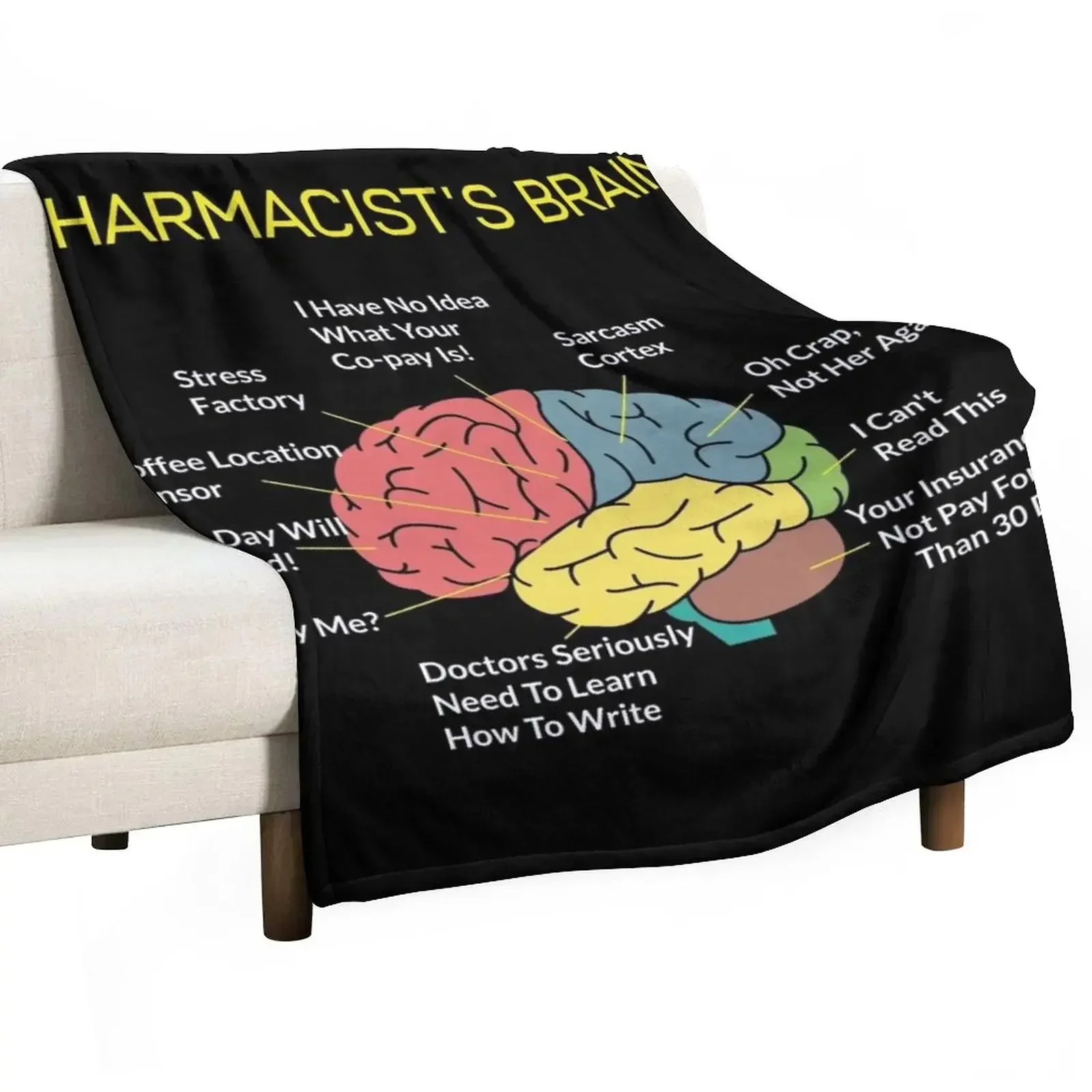 3D Printing In Pharmacy - Kaos T-Shirt Lucu untuk Apoteker, Selimut
