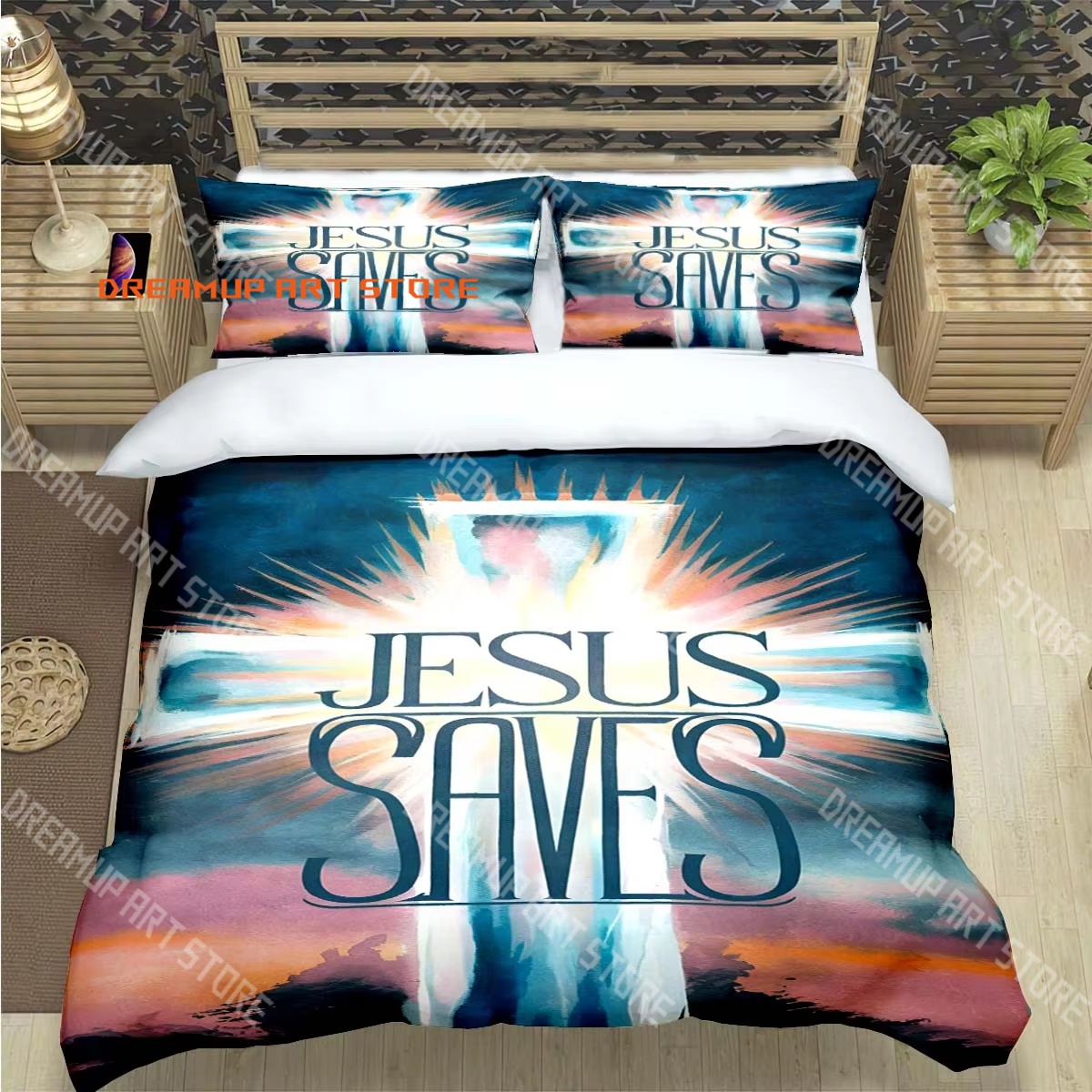3D Printing Verse - Set Sprei 3D Print Ayat Alkitab