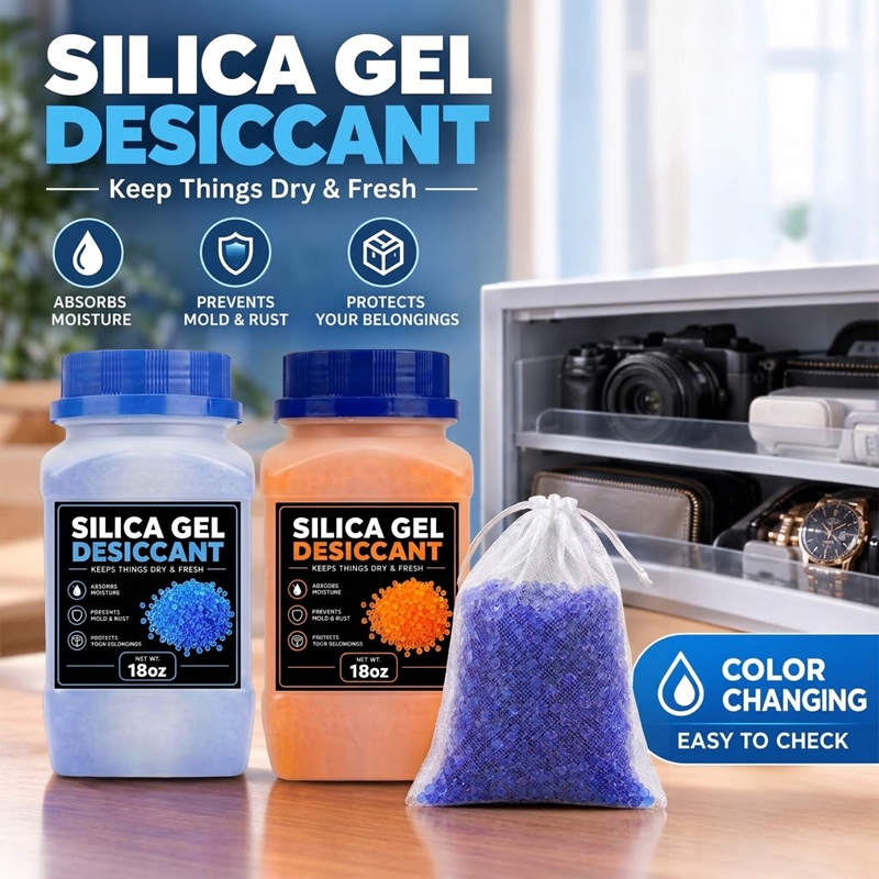 3D Printing News - Menunjukkan Manik-manik Pengering Silika Gel yang