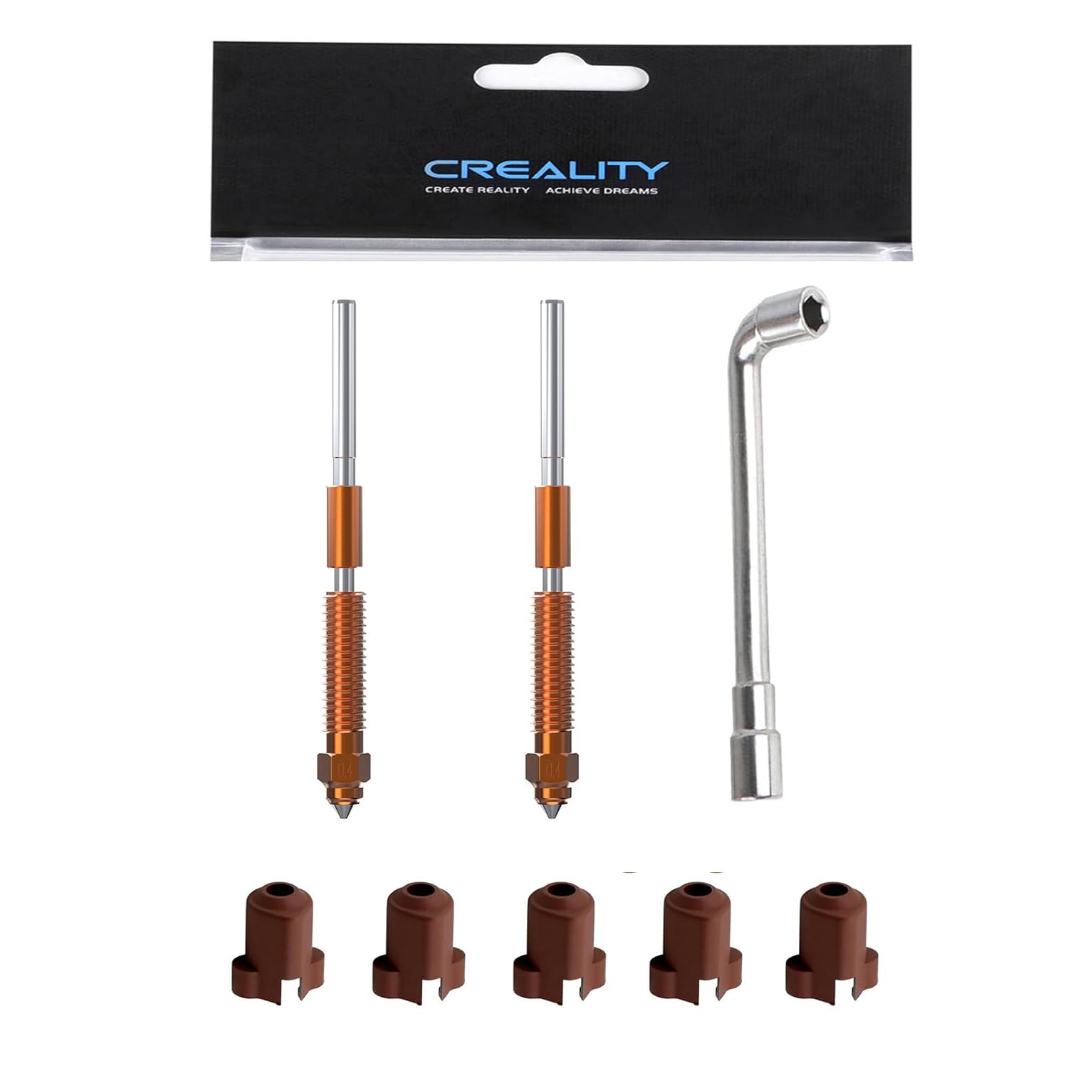 Ender 3 Upgrade Kit - 1/3/5 Buah Nosel Creality K1C, untuk