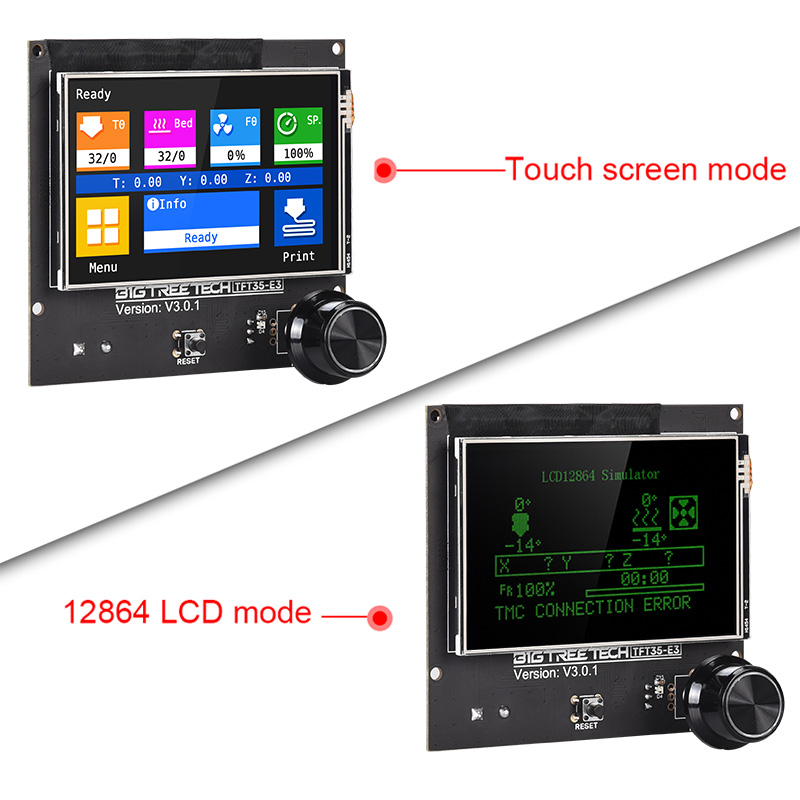 BIGTREETECH 12864 LCD, TFT35 E - Ender 3 Upgrade Kit ulasan dan harga