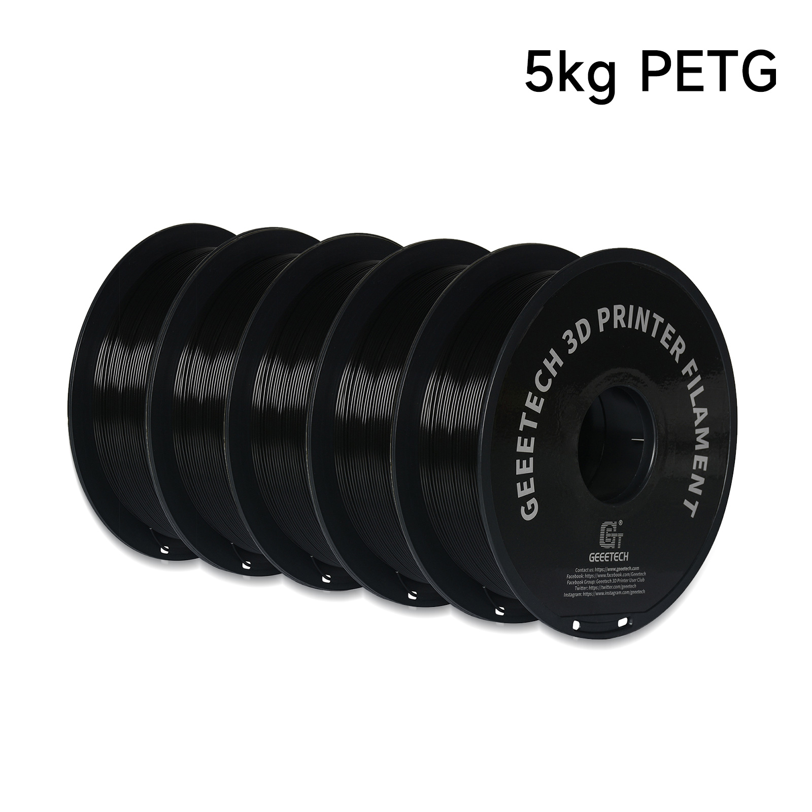 Geeetech 5Kg PETG 1.75mm Filam - 3D Printing Warehouse ulasan dan harga
