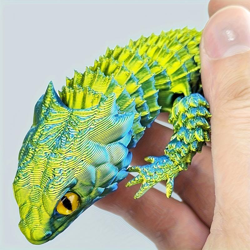 Patung Kartun Kadal Sambung 3D - 3D Printing Quality ulasan dan harga