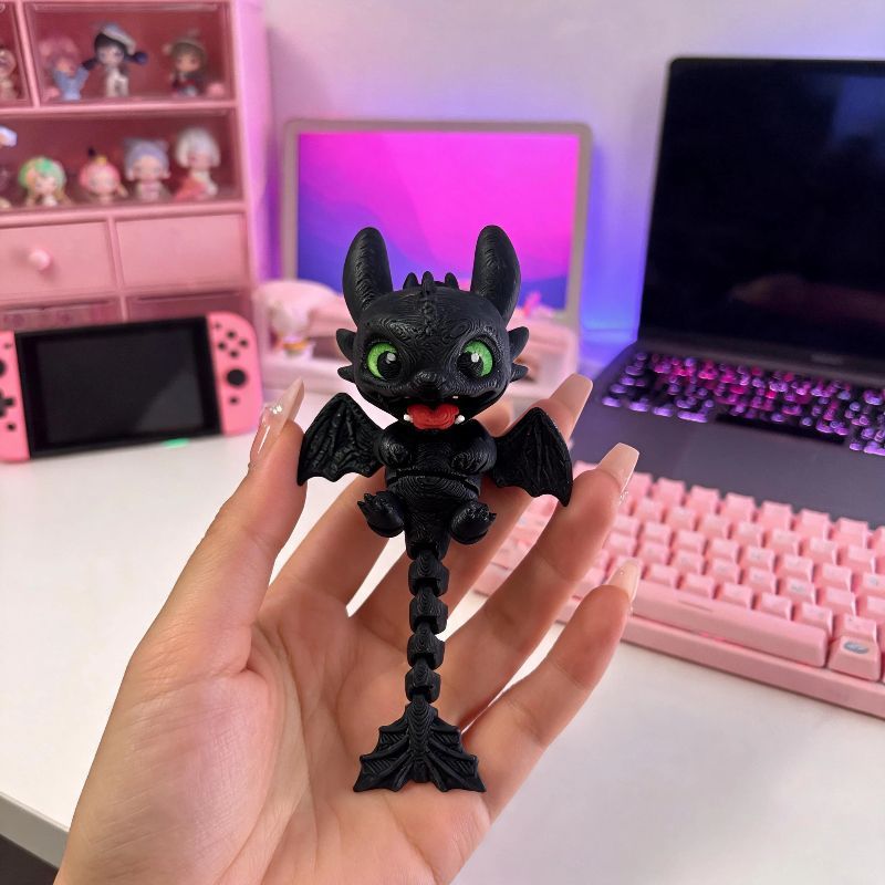 Gantungan Kunci Naga Artikulas - 3D Printing Dragon ulasan dan harga