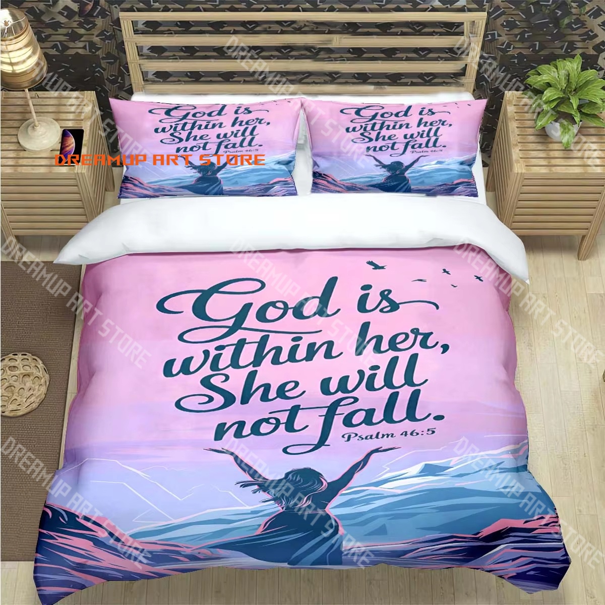 Set Sprei 3D Print Ayat Alkita - 3D Printing Verse ulasan dan harga