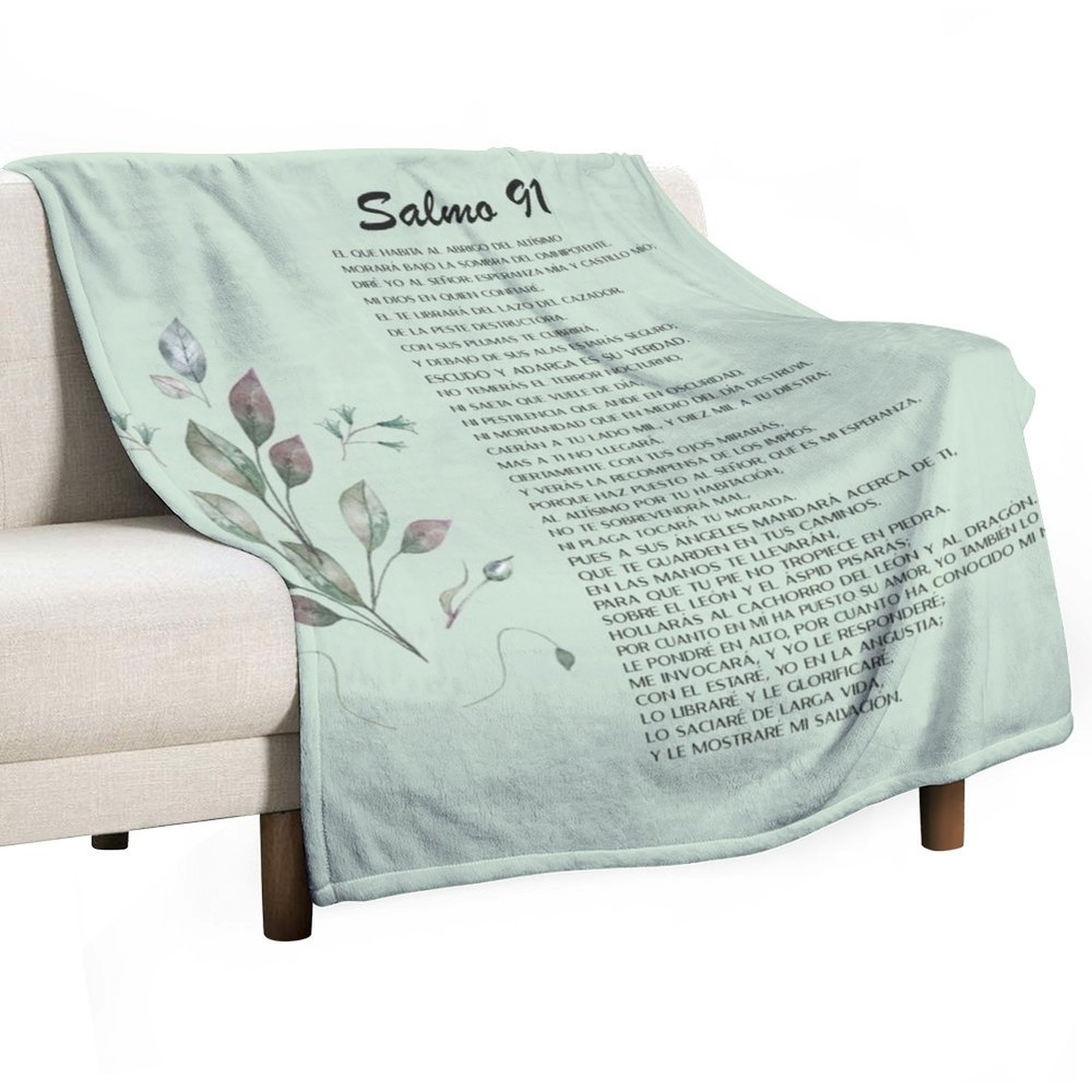 Salmo 91, Selimut Lempar Ayat  - 3D Printing Verse ulasan dan harga