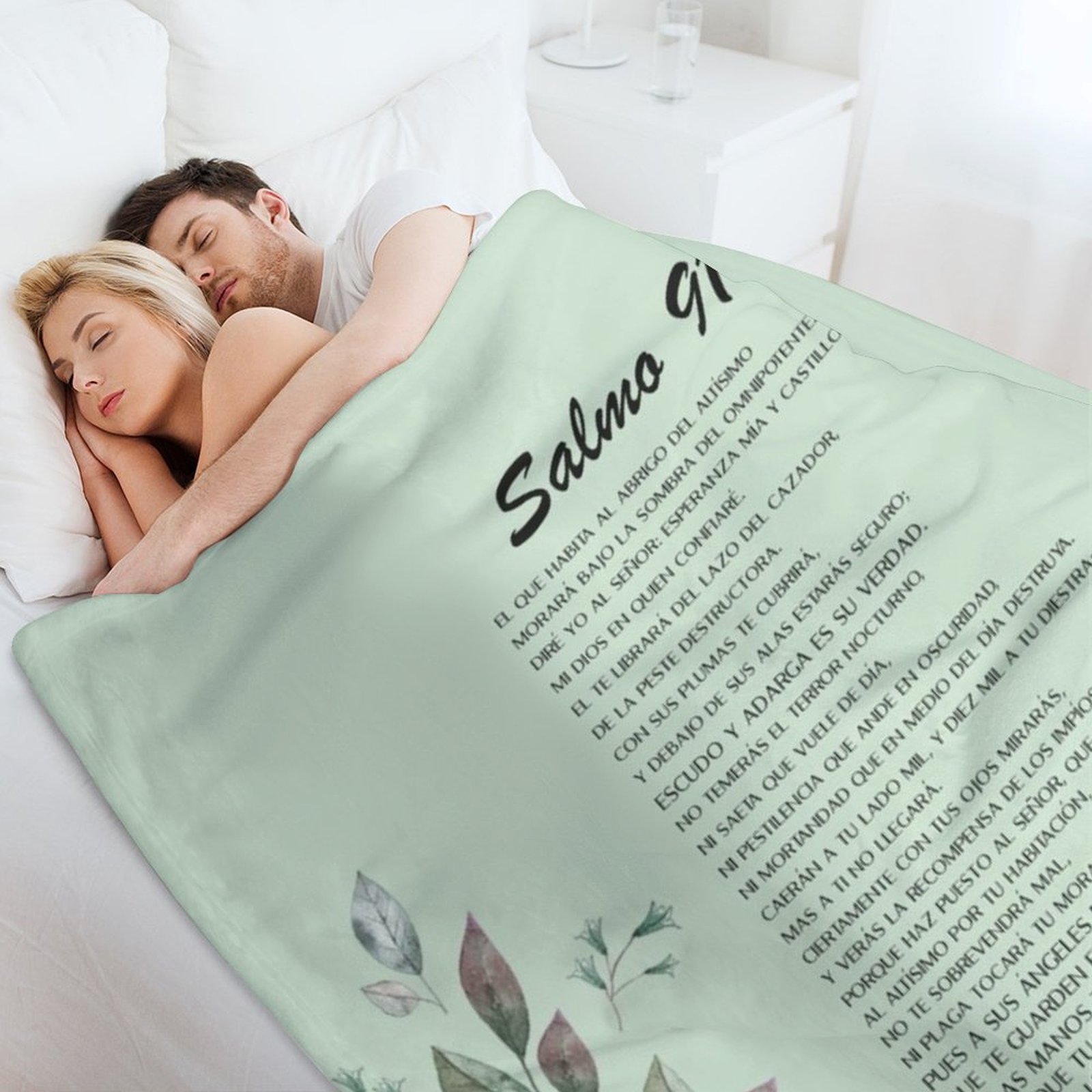 Salmo 91, Selimut Lempar Ayat  - 3D Printing Verse ulasan dan harga