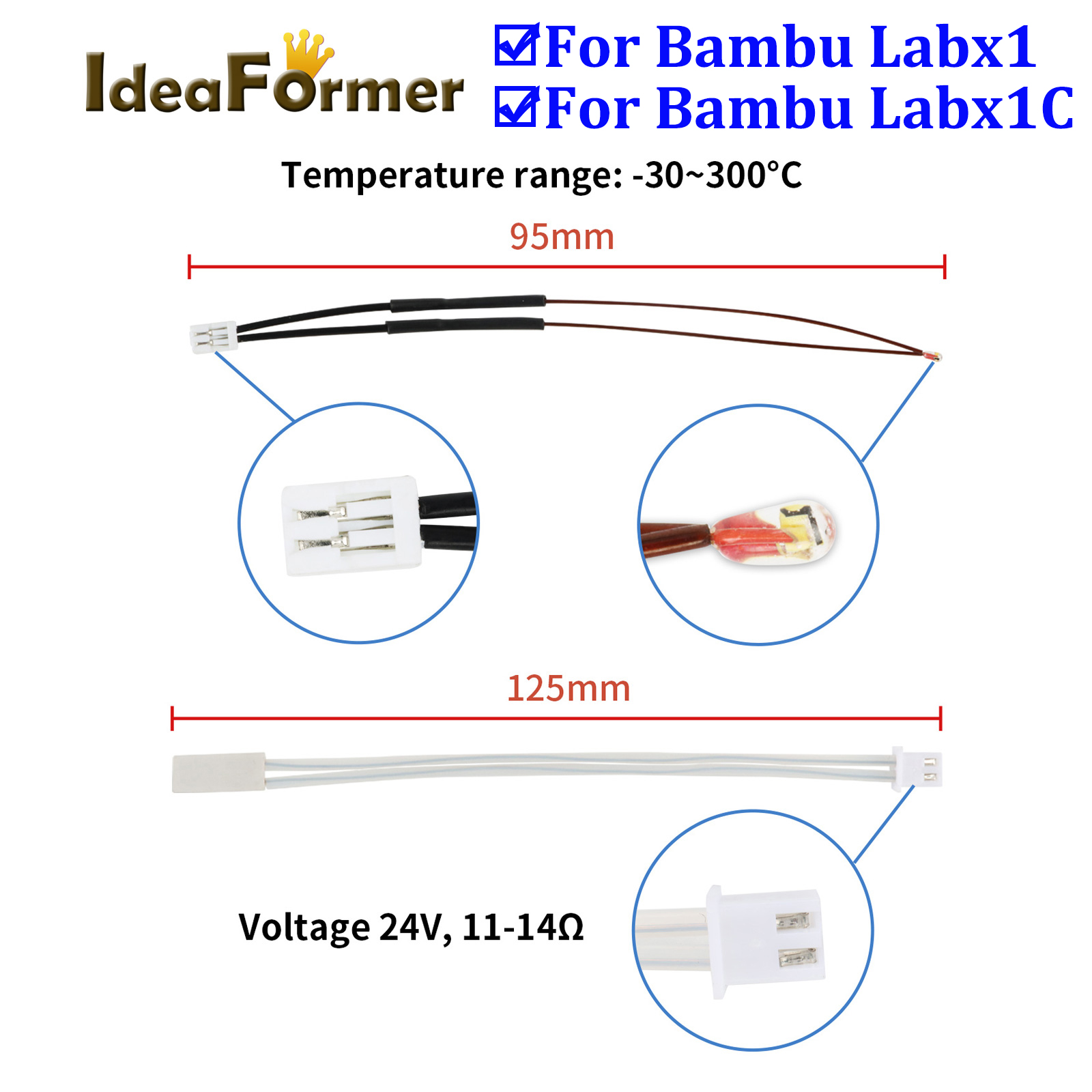 Pemanas Kartrid Keramik 24V 48 - 3D Printing X1 Carbon ulasan dan harga