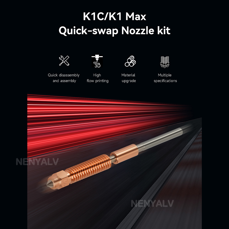 Aliran tinggi ditingkatkan K1C - Ender 3 Upgrade Kit ulasan dan harga