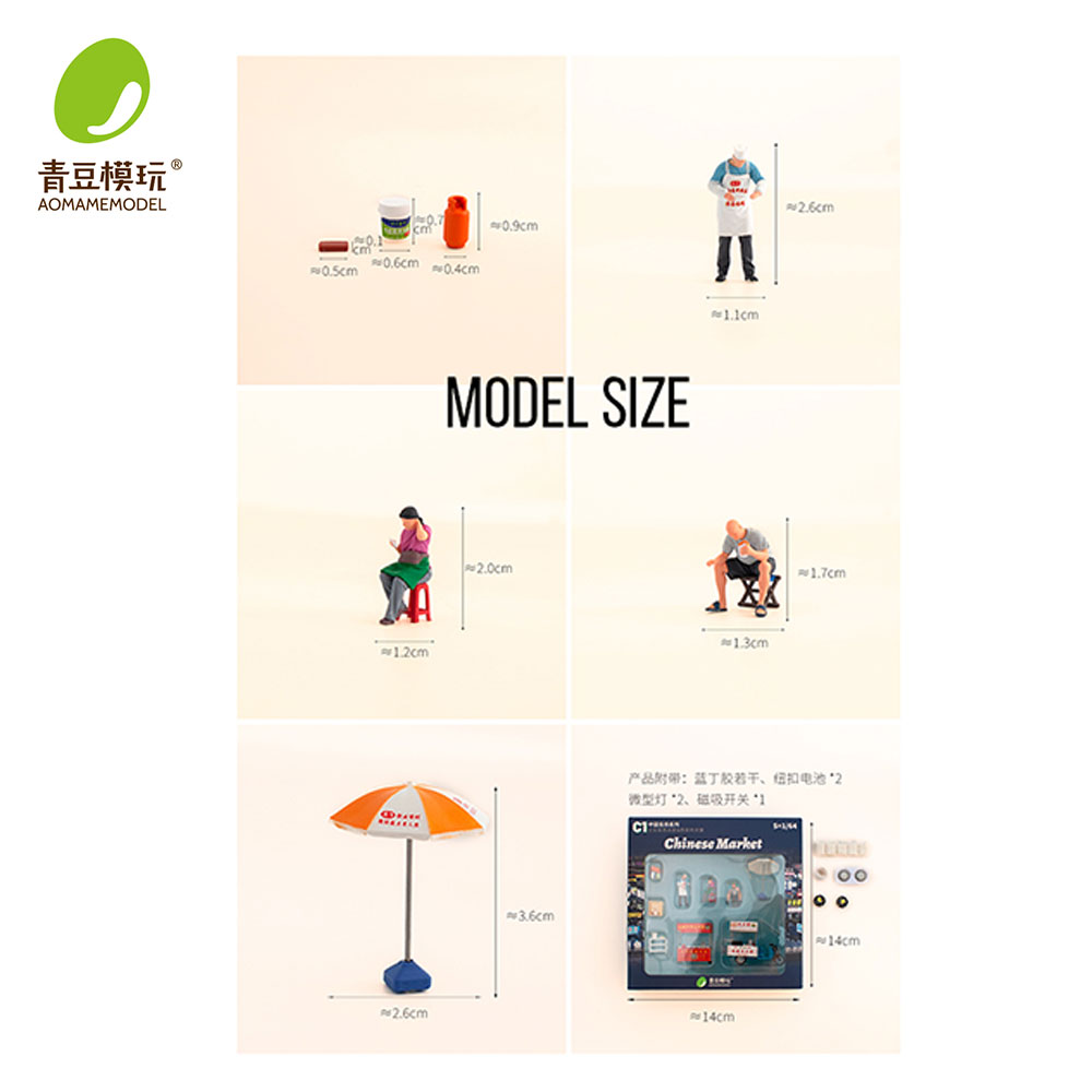 1/64 Model Kit Pasar Malam - M - 3D Printing Kit ulasan dan harga