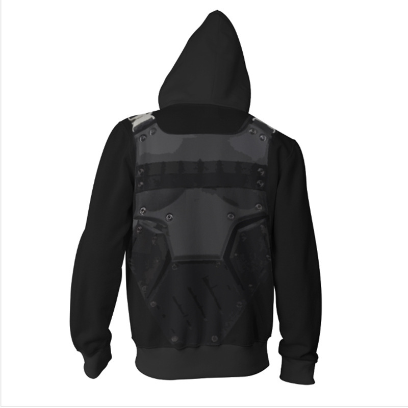 Hoodie Zip-up Punisher Cetak 3 - 3D Printing Kit ulasan dan harga