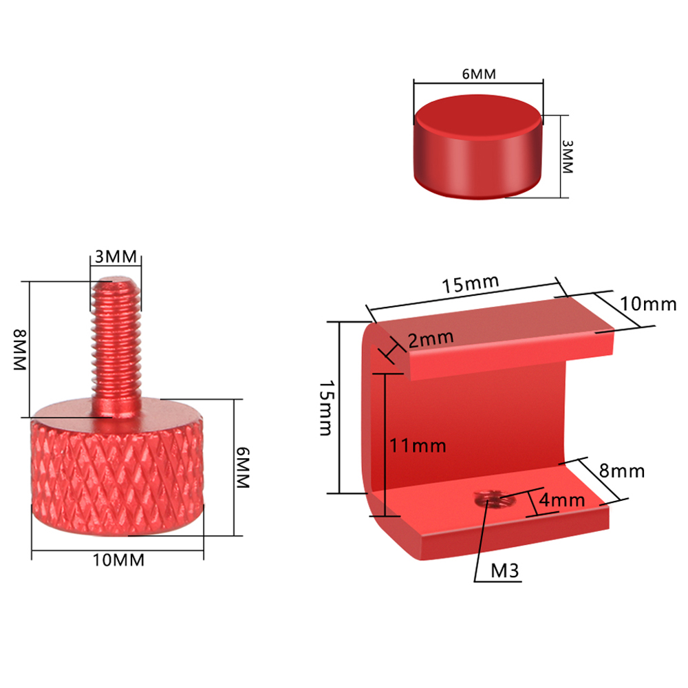 XCR3D 2 Buah Bagian Printer 3D - Ender 3 Upgrade Kit ulasan dan harga