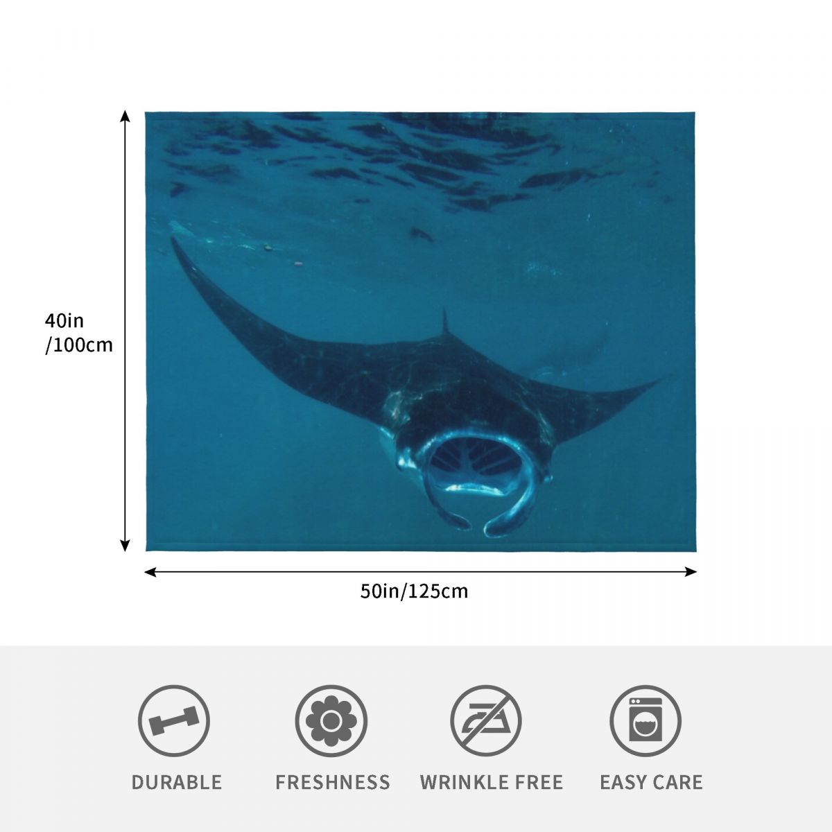 Ikan Pari Manta yang Menarik d - 3D Printing Bali ulasan dan harga