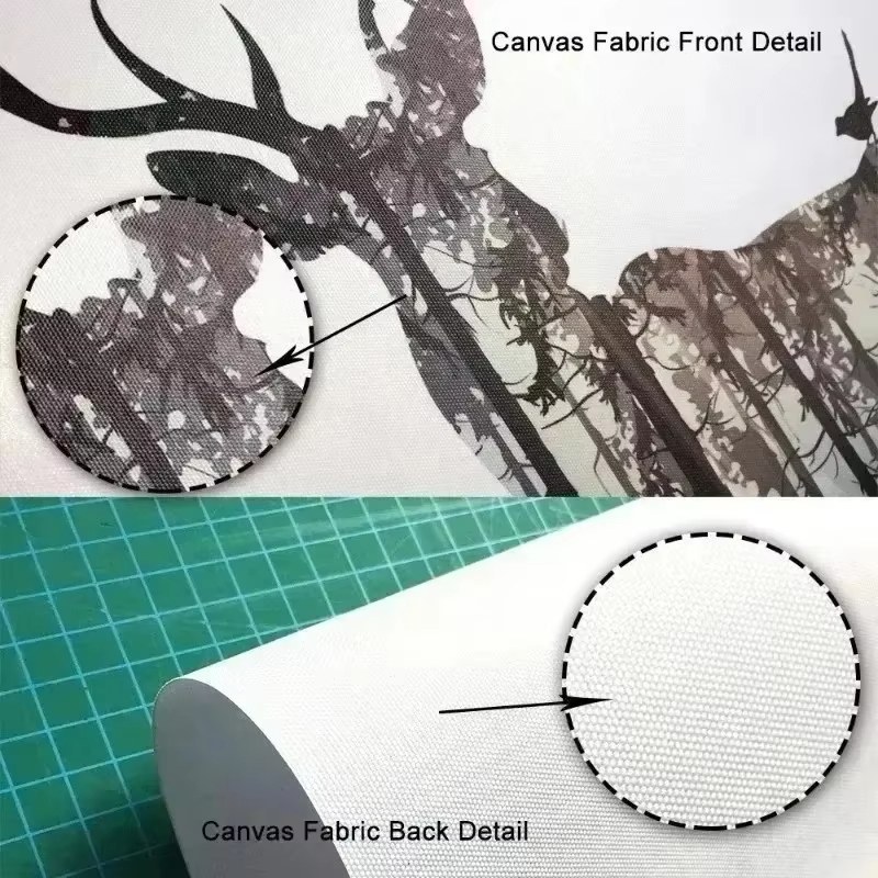 Lukisan Kanvas Seni Abstrak Mi - 3D Printing Room ulasan dan harga