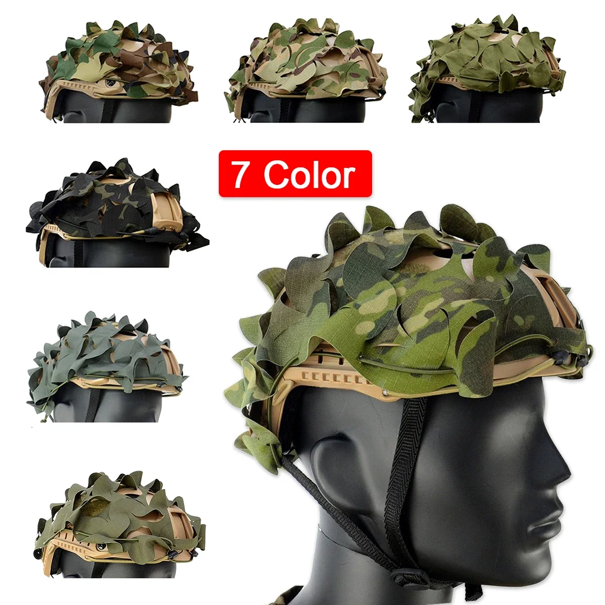 3D Camo Net helm cepat penutup - 3D Printing Laser Cutting ulasan dan harga