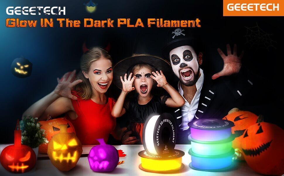 GEEETECH Glow PLA 1.75mm 1kg M - 3D Printing Warehouse ulasan dan harga