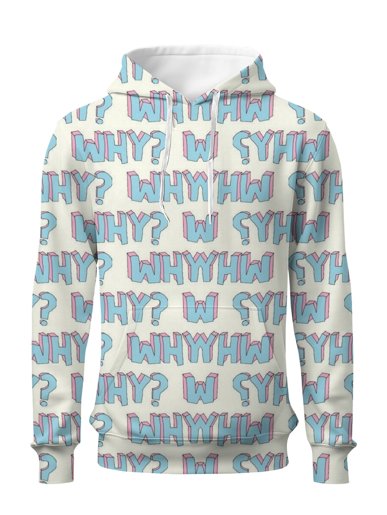 Hoodie Unisex 3D dengan Cetaka - 3D Printing Question ulasan dan harga
