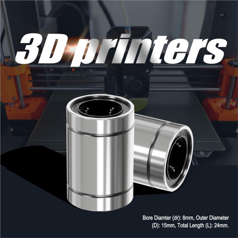 4/10 Buah LM8UU LM10UU LM16UU  - 3D Printing Guide ulasan dan harga